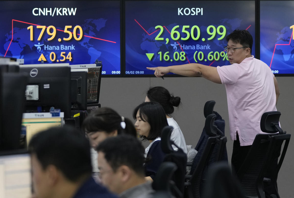 Asian stocks fell, echoing Wall Street's pullback from its rally